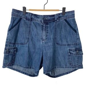 LEE Vintage Y2K Mom Carpenter 100% Cotton Jean Shorts 12